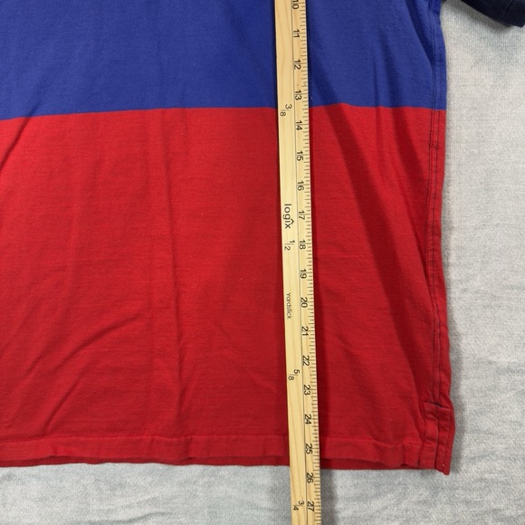 Polo Ralph Lauren‎ Polo Boys XL 18-20 Blue Red Striped Yellow Big Pony Preppy - Picture 5 of 7